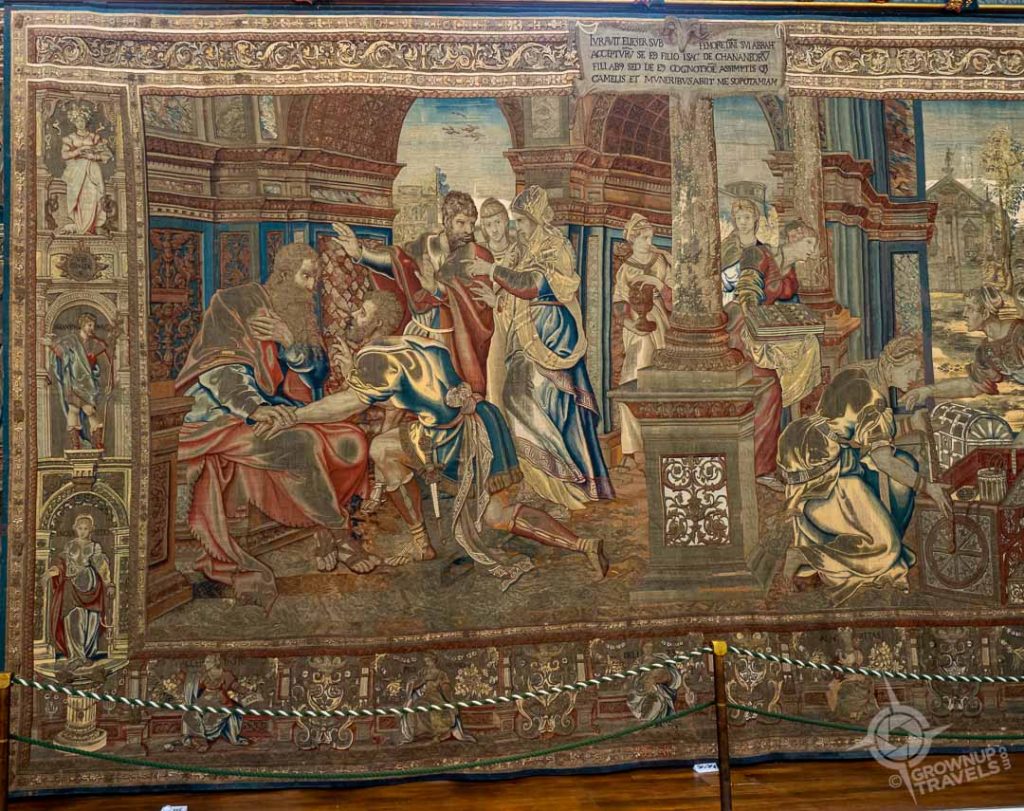 Hampton Court Palace Great Hall Abraham tapestry
