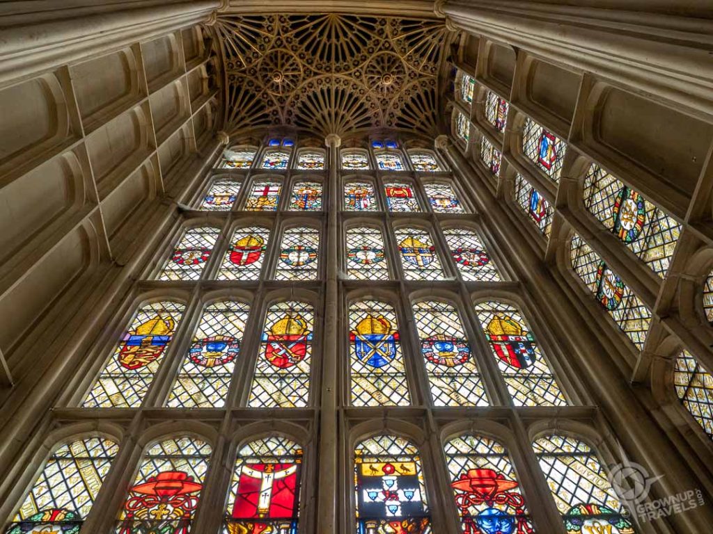 Hampton Court Palace Great Hall soaring Stained Glass Windows