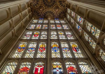 Hampton Court Palace Great Hall soaring Stained Glass Windows