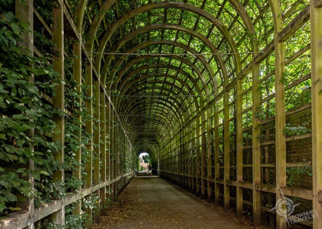 Hampton Court Palace The Privy Garden Pergola walkway