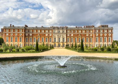 Hampton Court Palace The Privy Garden from Fountain