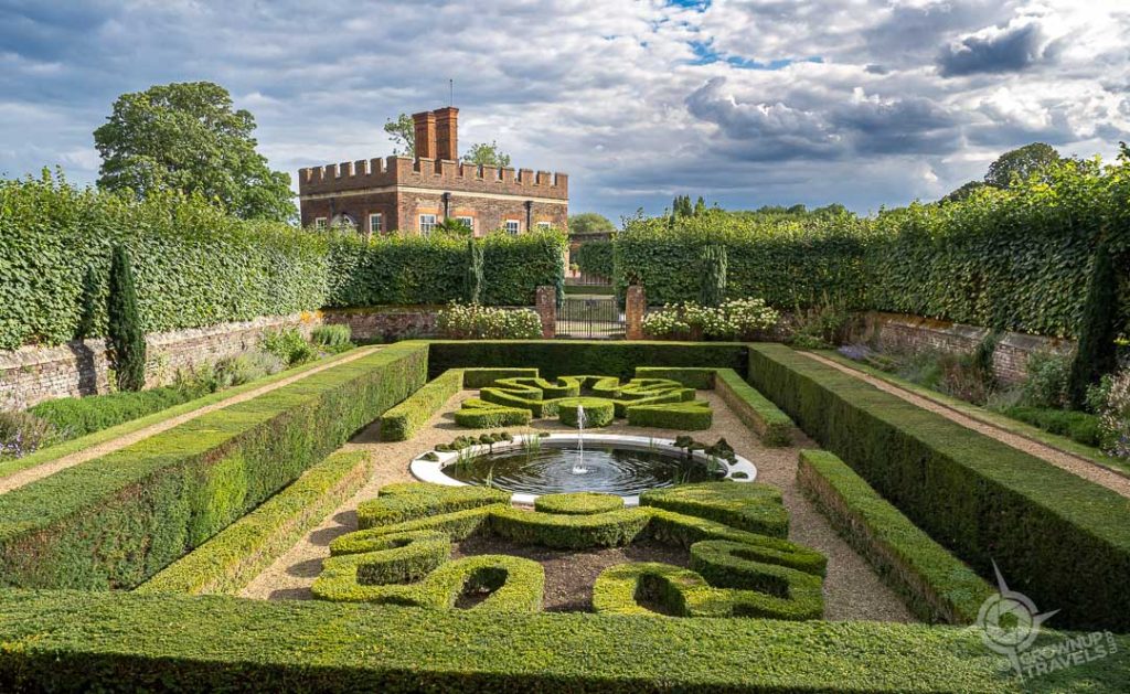One of the Pond Gardens at Hampton Court Palace