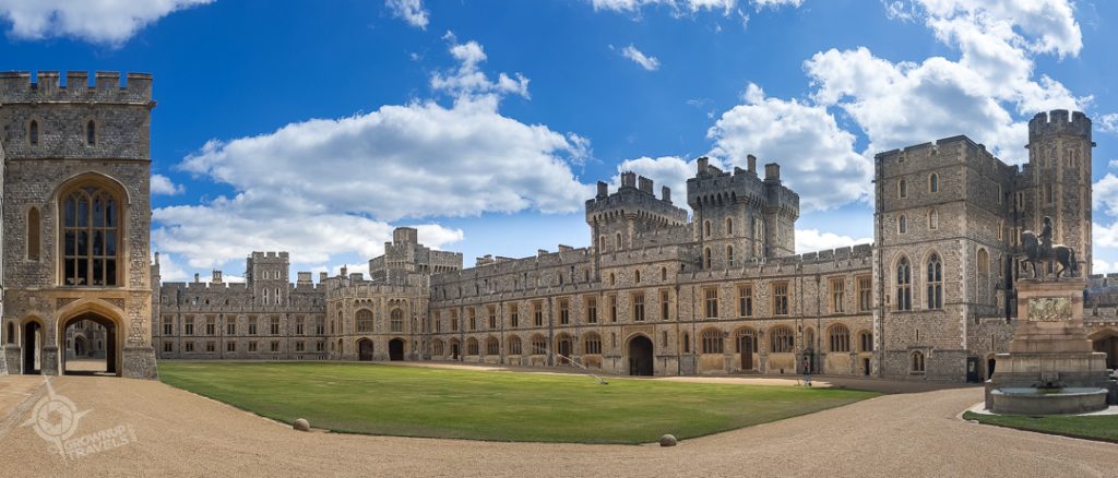 Windsor Castle interior courtyard