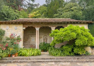 Iford Manor covered pavilion