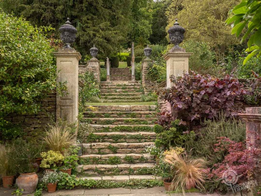 Iford Manor stone stairway