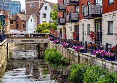 Kingston Upon Thames Hogsmill River canal-2