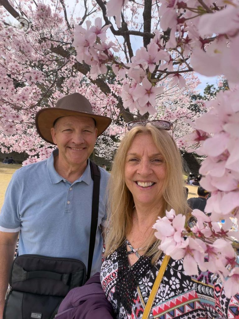 Cherry Blossoms with Jane and Henk