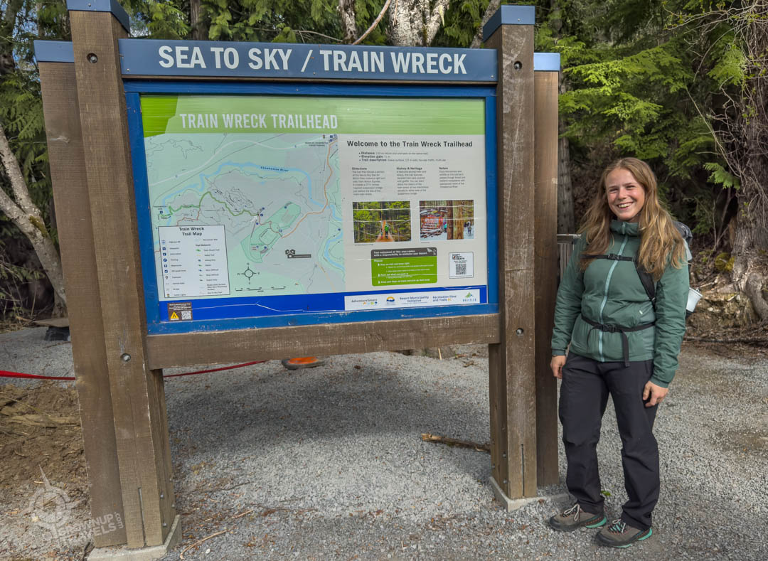 Trail head with guide