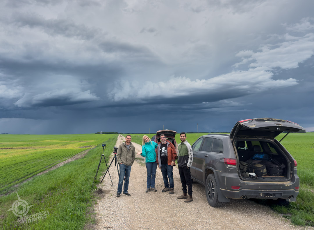 Storm Chasing Saskatchewan crew minus Henk