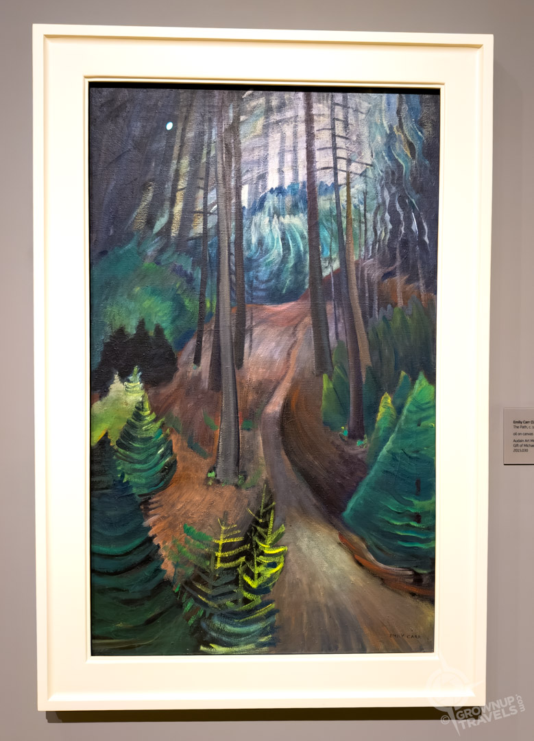 Emily Carr's The Path at Audain Art Museum Whistler BC
