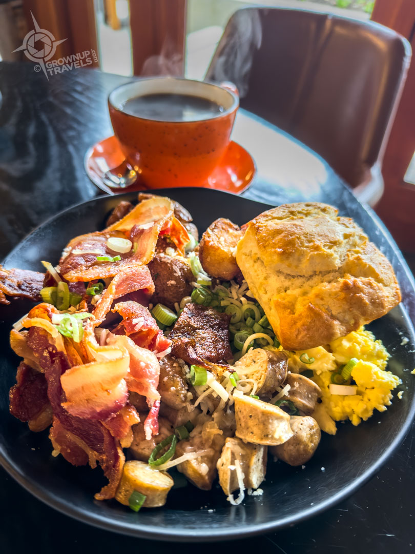 Fairmont Chateau Whiistler Breakfast at the Watering Hole cafe