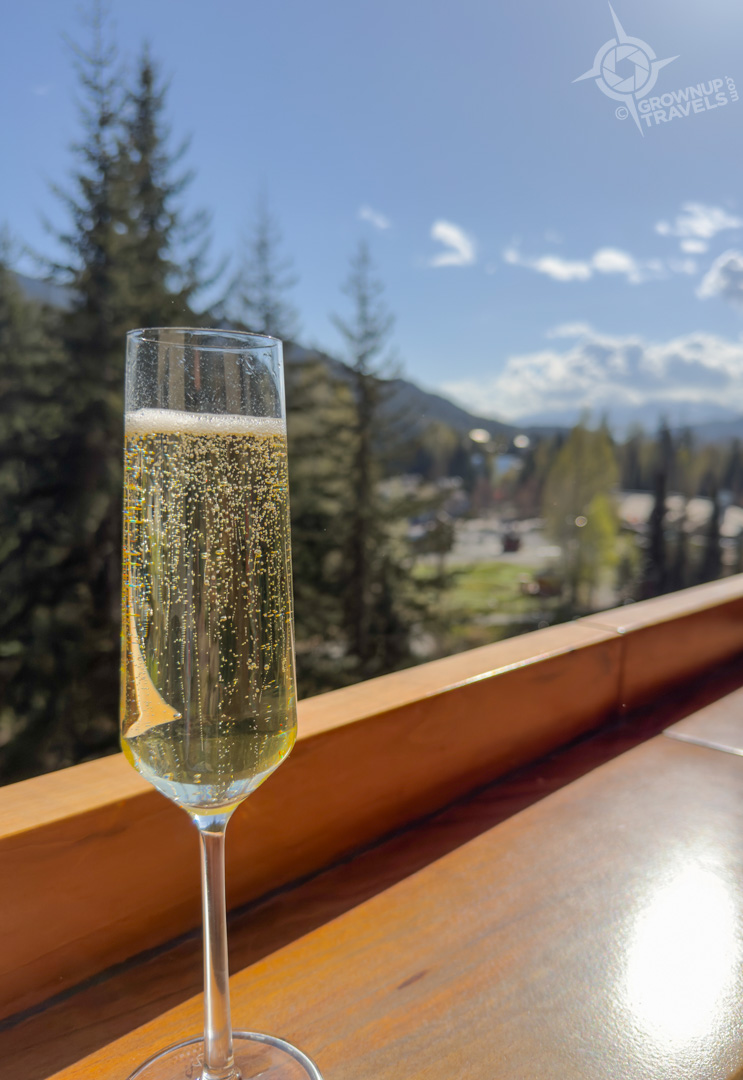 Fairmont Chateau Whistler Gold prosecco