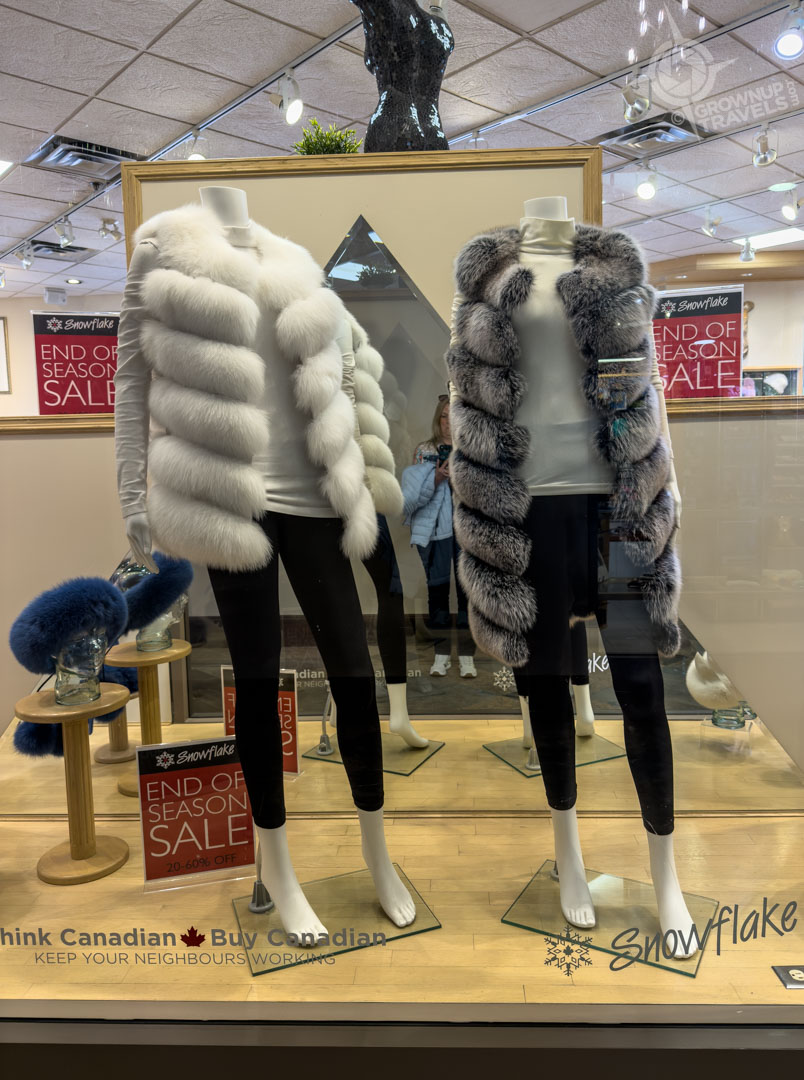 Fairmont Chateau Whistler stores in hotel
