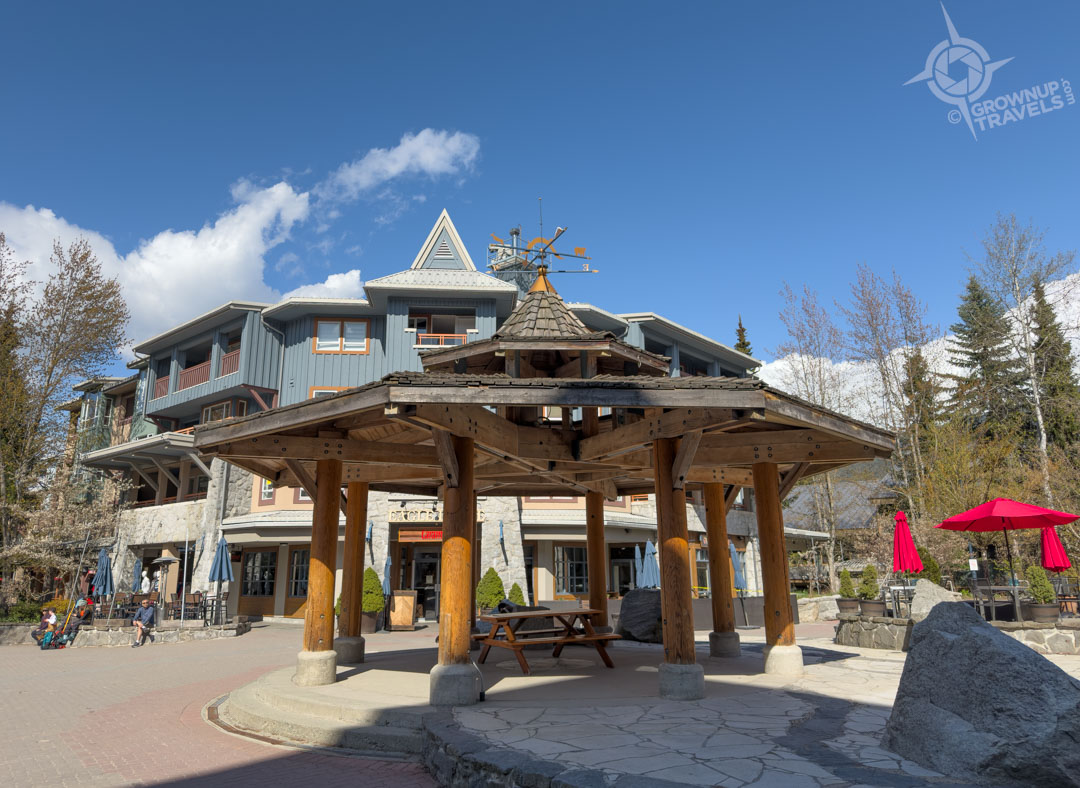 Pavillion in Ski Village at Whistler BC