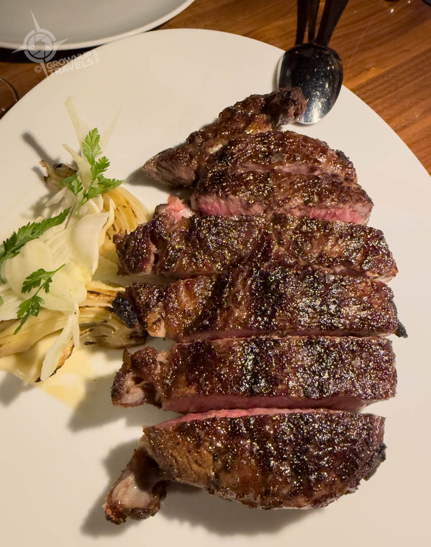 Wild Blue ribeye steak Whistler BC