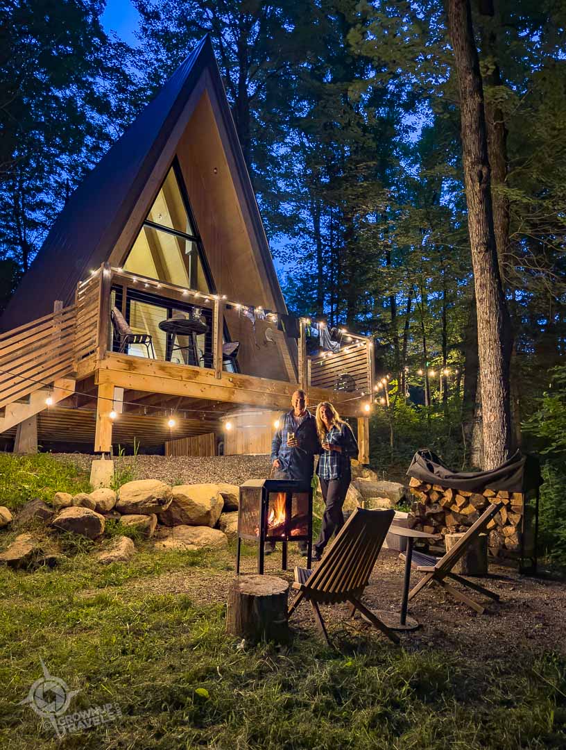Bonfire with Jane and Henk Chalets Prunella
