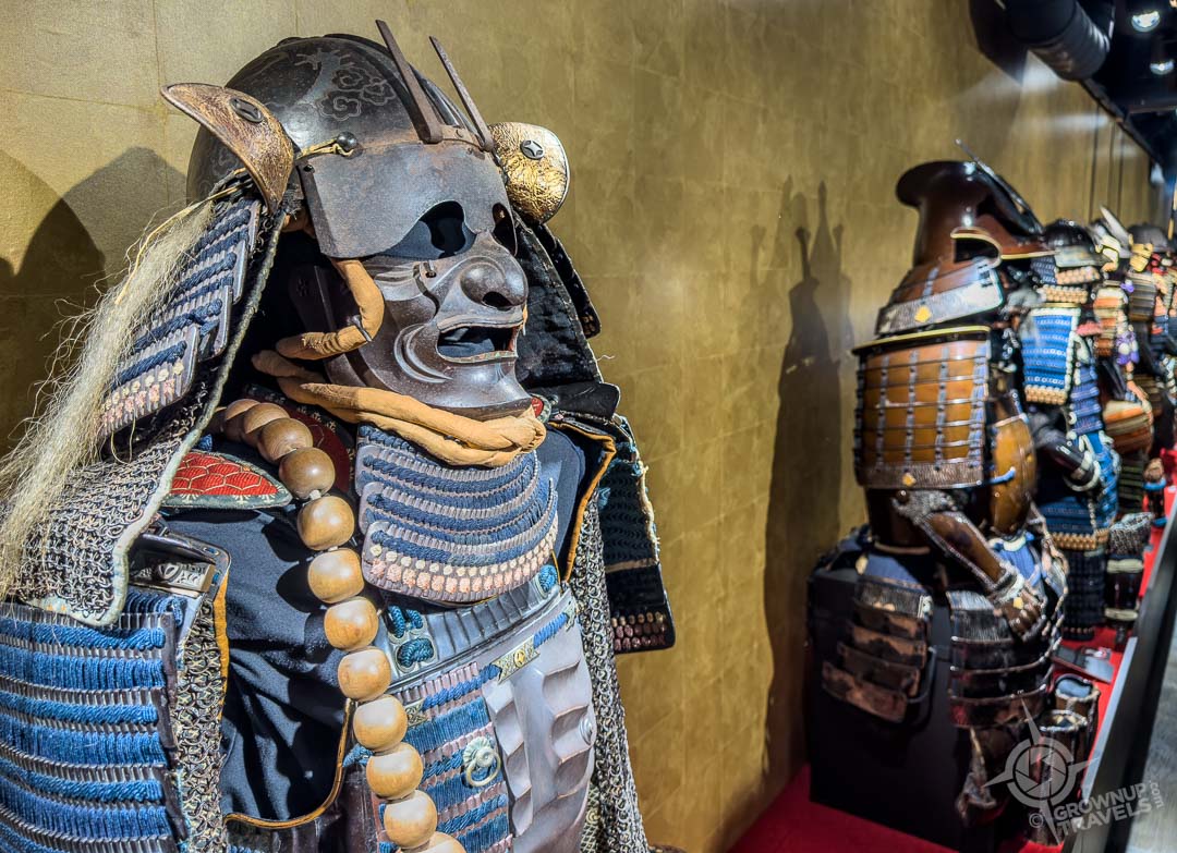 Samurai armor at museum in Tokyo