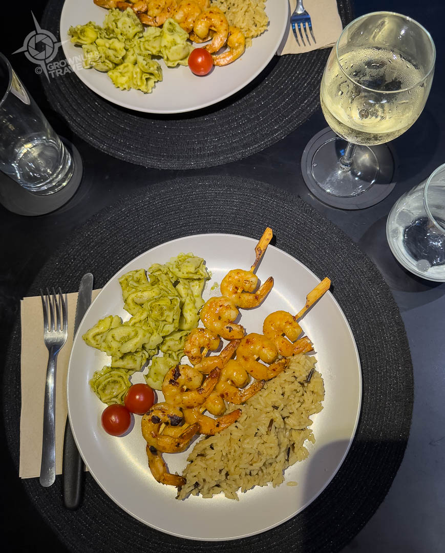 grilled shrimp dinner