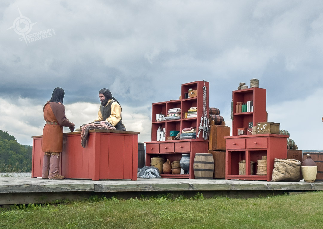 Fort Témiscamingue Trading Post display