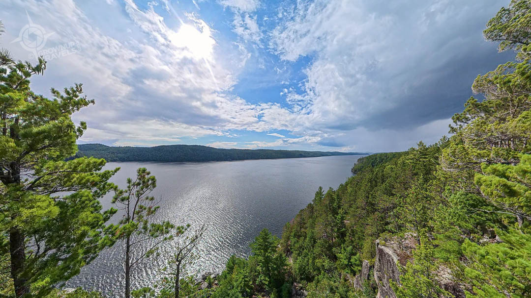 Lac Témiscamingue Falcon trail overlook Parc Opémican Abitibi-Témiscamingue