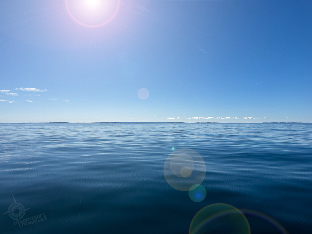 Lake Superior mirror calm and sunny