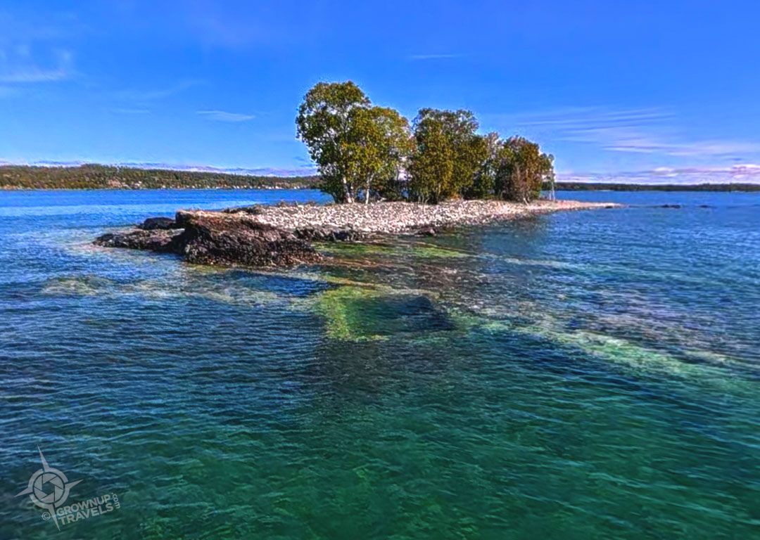 Silver Islet today with submerged mine shaft entrances-2