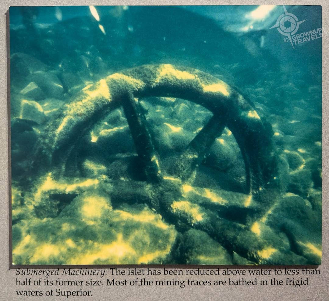 Silver Islet underwater mining equipment
