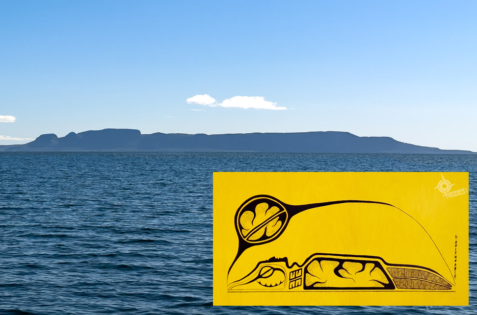 Sleeping Giant and artwork Thunder Bay