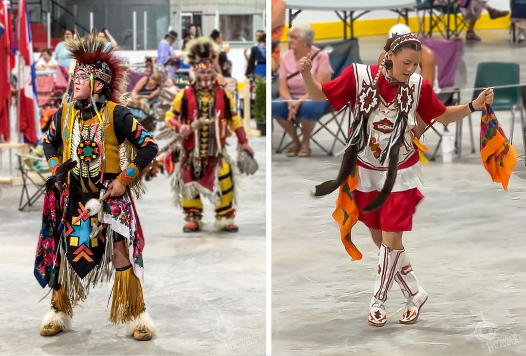 Timiskaming First Nation Powwow dancers